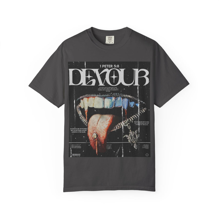 Vintage Oversized T-Shirt – “Devour” Graphic