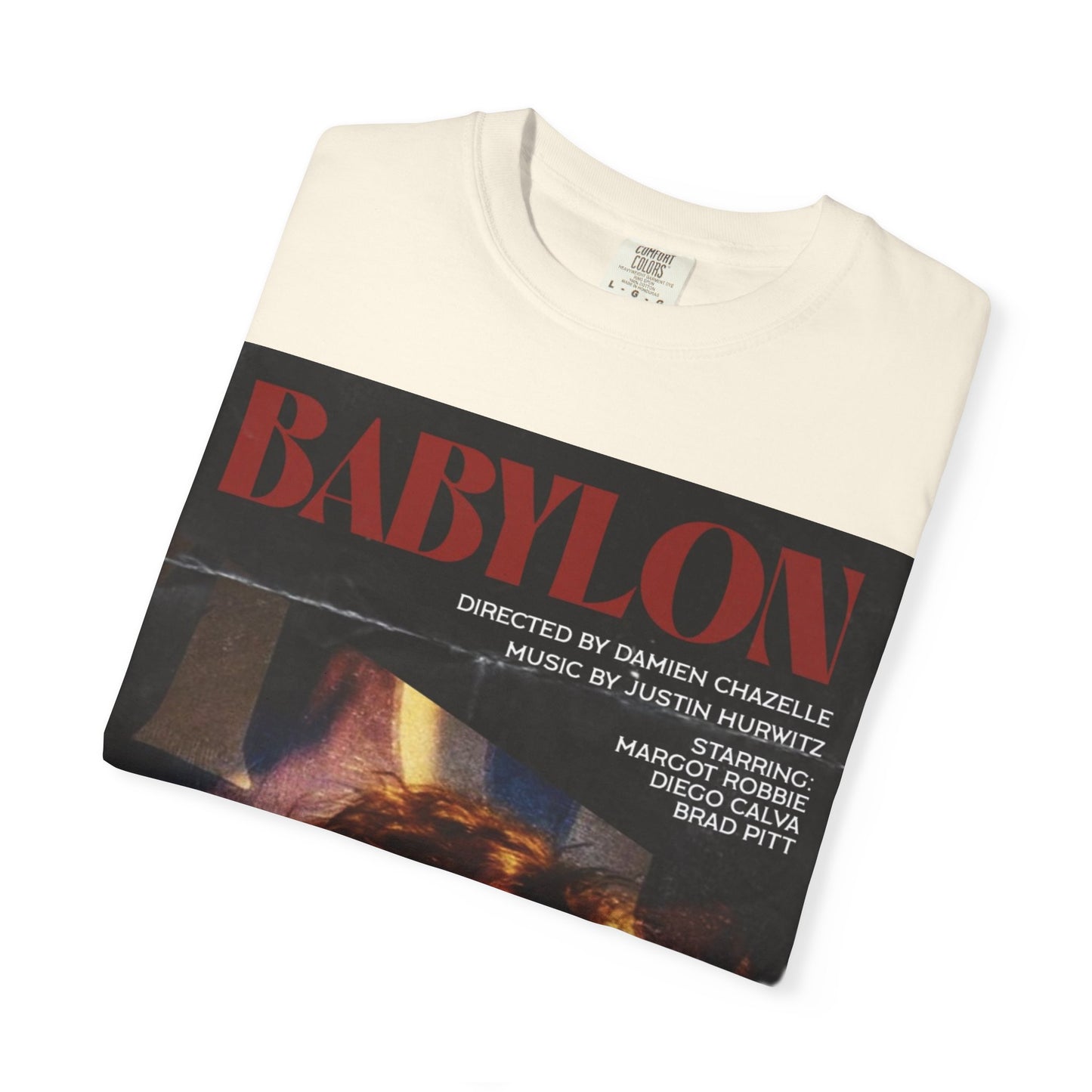 Vintage Oversized T-Shirt – “Babylon Burnout” Graphic