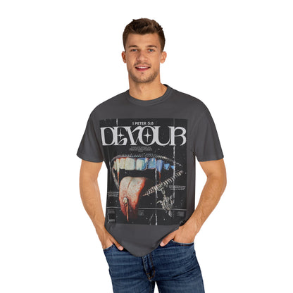 Vintage Oversized T-Shirt – “Devour” Graphic